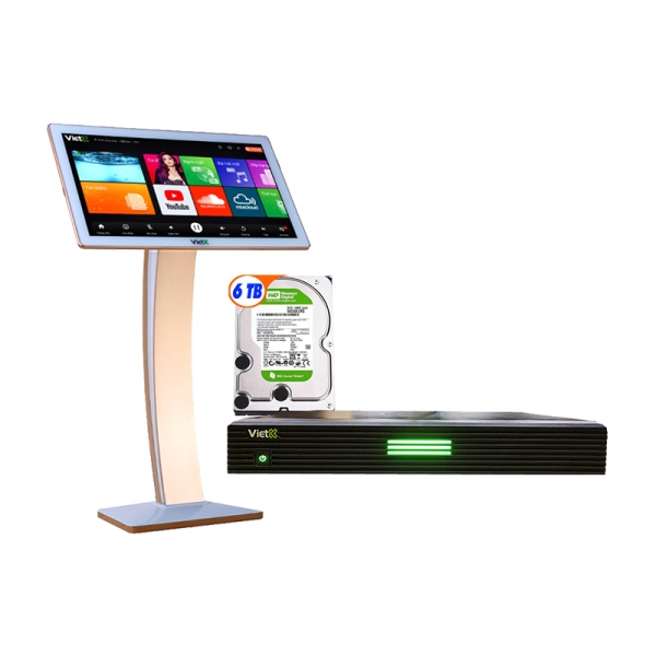 Combo Đầu VietK 4K Plus 6TB + Màn VietK 22 inch