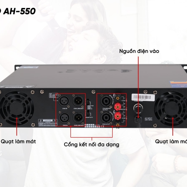 Cục Đẩy Công Suất EUDAC AH-550